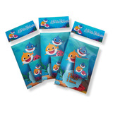 Kit 30 Revistinha Para Colorir Giz De Cera Baby Shark