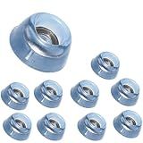 Kit 30 Sapata De Silicone 20mm Com Arruela Reforçada Móveis