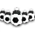 Kit 30 Squeeze Garrafinha Bola Futebol Branco E Preto 300ml