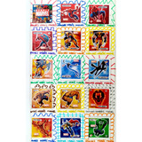 Kit 30 Stamps Heróis Marvel Elma Chips 2005 Coleção Completa