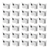 Kit 30 Suportes Porta Guardanapos De Papel Para Mesa Uz Cor Branco