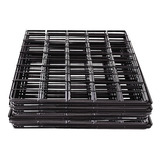 Kit 30 Tela Aramada 30x30 Cercado Porquinho Malha 2 5 Preto