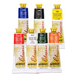 Kit 30 Tintas A Oleo 37ml Acrilex Oil Colors Escolha Sua Cor