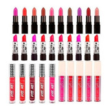 Kit 30 Un Batom Matte Fosco Ruby Rose Luxo Revenda Atacado