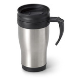 Kit 30 Unidades Caneca Inox Com Tampa 420ml
