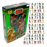 Kit 300 Soldadinhos Brinquedo Soldados Exercito Miniatura Cor Colorido