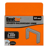 Kit 3000 Grampos 10mm Grampeador Manual Bestfer