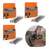 Kit 3000 Grampos 10mm Grampeador Manual Bestfer Tapeçaria