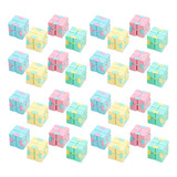 Kit 32 Cubos Infinitos Fidget Toy Anti Stress Infinity Cube