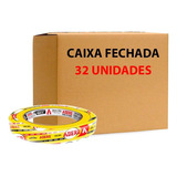 Kit 32 Fitas Crepe Amarelas A128ra 18mm X 40m Adere Cor Amarelo Liso