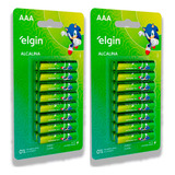 Kit 32 Pilhas Elgin