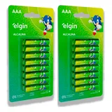 Kit 32 Pilhas Elgin