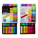 Kit 36 Cores Giz Pastel Seco