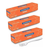 Kit 36 Garfos De Mesa Inox Tramontina Talheres Jantar Jogo