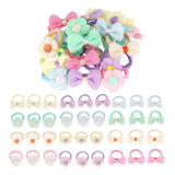 Kit 36 Lacinho Xuxinha Fofos Infantil Bebê Elástico Floral