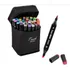 Kit 36 Marcadores Coloridos Touch 36 Cores Com Ponta Dupla