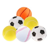 Kit 36 Mordedores Bolinhas Esportivas Espuma Para Cachorro