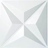 KIT 36 PLACAS DECORATIVAS PAREDE REVESTIMENTO 3D PVC MODELO ESTRELAR