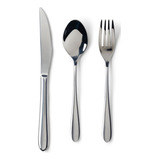Kit 36 Talheres Garfo Colher Faca Inox Bufffet restaurante