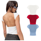 Kit 3cropped Costa Nua