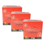 Kit 3cx Chá De Hibiscus Orgânico
