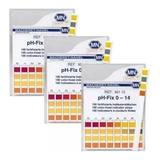 Kit 3cx Tira Fita Medir Ph 0 14 Cx C 100 Unid Alemanha Mn