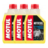 Kit 3l Fluído De Arrefecimento Motul Motocool Expert 37 1l