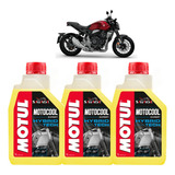 Kit 3l Fluído De Arrefecimento Radiador Motul Honda Cb 1000