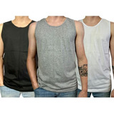 Kit 3pcs Regatas Masculinas