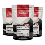 Kit 3pct Café Em Grãos Colombiano Juan Valdez Volcan 250g