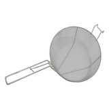 Kit 3un Cesto P Fritura Fritadeira Peneira Reforçado N 35cm