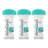 Kit 3un Desodorante Creme Herbíssimo Twist Neutro 45g