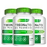 Kit 3Un Magnesio Treonato 100- Puro 500mg 360Caps