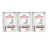 Kit 3un Ração Úmida Lata Royal Canin Veterinary Gastrointestinal Cães Adultos 400g