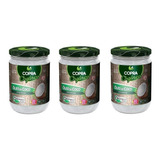 Kit 3uni Óleo De Coco Orgânico Extravirgem 500ml Copra