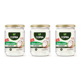 Kit 3uni Óleo De Coco Sem Sabor 500ml Copra