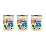 Kit 3uni Óleo De Coco Sem Sabor Coco Show 500ml Copra