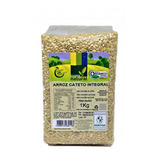Kit 3x Arroz Cateto Integral Orgânico Coopernatural 1kg