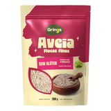 Kit 3x Aveia Flocos Finos Sem Glúten 200g Grings Vegano