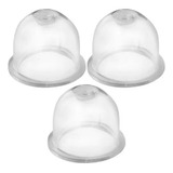 Kit 3x Bolha Bulbo Injetor Gasolina Carburador Roçadeiras