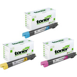 Kit 3x Cartucho Toner Xerox Phaser 7800 Magenta Yellow Cyan
