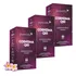 Kit 3x Coenzima Q10 100mg Puravida - Com Vitamina E - 60 Cps Sabor Sem Sabor