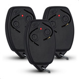 Kit 3x Controle Remoto Motor Portão Rossi Hcs 433mhz Preto
