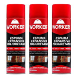 Kit 3x Espuma Expansiva P Vedação Poliuretano 469g 500ml