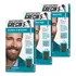 Kit 3x Grecin 5 Gel Tintura Barba E Bigode 28g Castanho M-90
