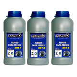 Kit 3x Liquido Fluido De Freio Automotivo Dot4 Radnaq 500ml