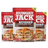 KIT 3x Massa Para Panquecas E Waffles Mix Com Gotas De Chocolate Hungry Jack Chocolate Chip 198g