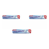 Kit 3x Mentos Pure Fresh Stick Chiclete Fresh Mint 16 Gr
