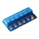Kit 3x Módulo Relé 6 Canais 5v Para Arduino Nfe