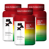 Kit 3x Multimax Complex 90 Cápsulas Cada Max Titanium